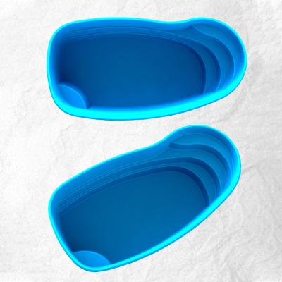 Пруд декоративный БАЙКАЛ Голубой 410*210*120 см