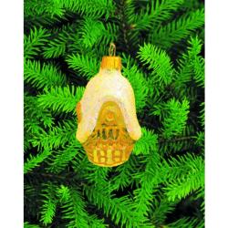 Елочное украшение КОЛОМЕЕВ Домик низкий 9 см