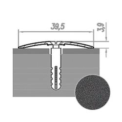 Профиль одноуровневый НОВОСЕЛ П 5.4 Серебро гранит 0,9 м