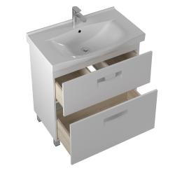 Тумба с раковиной BRIZ Ирида 80 Миранда