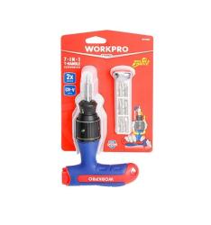 Набор бит с отверткой WORKPRO WP221072