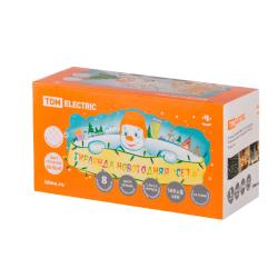 Гирлянда Сеть TDM 8 режимов белый холодный 2,5*1,5 м