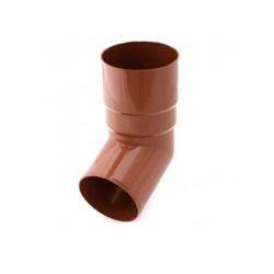 Колено трубы BRYZA Коричневый 67° 125/110 мм