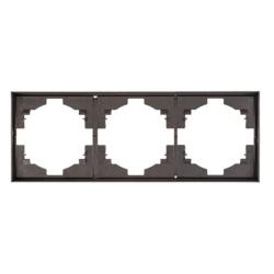 Рамка KRANZ Strong 3 поста графит KR-78-0753-6