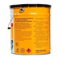 Мастика ТЕХНОНИКОЛЬ AquaMast битумная для ремонта 18 кг