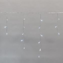 Гирлянда Бахрома NEON-NIGHT уличная эффект мерцания белый холодный 4,8*0,6 м 255-185