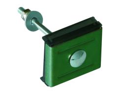 Крепление скоба и болт с антивандальной гайкой (6*85) RAL 6005