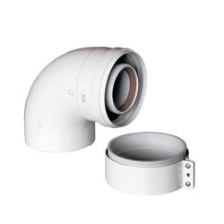 Отвод коаксиальный начальный BAXI 90° 60*100 мм