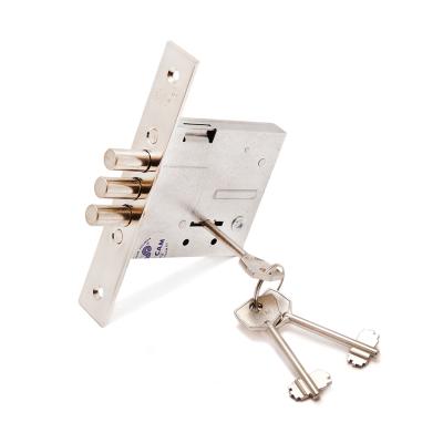 Замок врезной ПРОСАМ 8-6 Хром