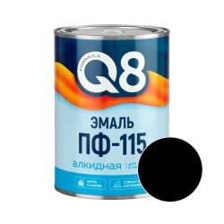 Эмаль FORMULA Q8 ПФ-115 Черный 0,9 кг