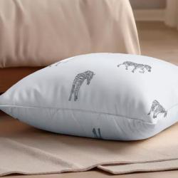 Подушка классическая ЛЕН ОТ ВАСИЛИСЫ The Дом Бамбук Белый 50*70 см