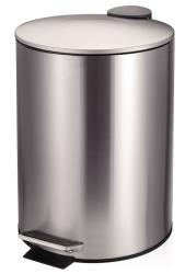Ведро для мусора MY SPACE хром 5 л
