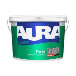 Декоративное покрытие AURA Decor Putz Эффект шубы 1,5 мм 25 кг