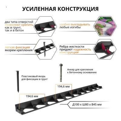 Бордюр GIDROLICA Line 3000 мм 