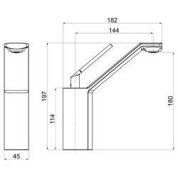 Смеситель для умывальника ELGHANSA Urban XQ 16H3301 