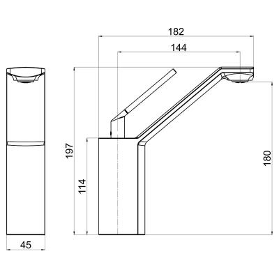Смеситель для умывальника ELGHANSA Urban XQ 16H3301 