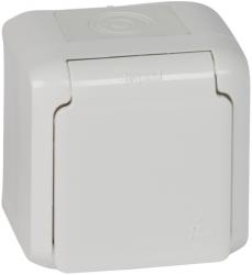 Розетка сетевая LEGRAND Quteo с заземлением белый 782321