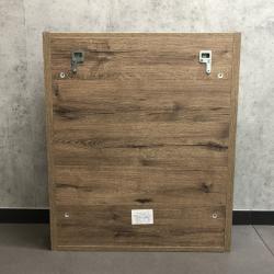 Зеркальный шкаф COMFORTY Марио дуб темный 60*80 см