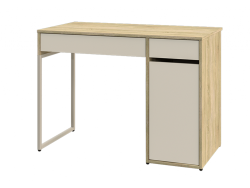 Стол письменный РОСТОК Эдем-1 Дуб Сонома/Белый Жемчуг 1050*750*530 мм