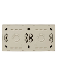 Блок розетка и выключатель LEZARD Leto кремовый 752-0300-170BKP 