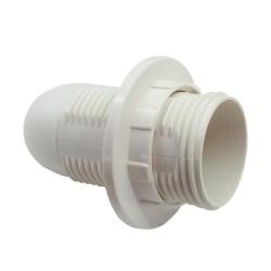 Патрон TDM Е14 пластик с прижимным кольцом