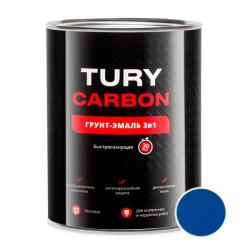 Грунт-Эмаль TURY Carbon RAL 5005 Синий 0,9 кг