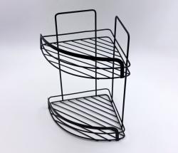 Полка для ванной JOY HOME угловая двойная