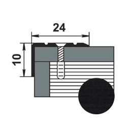 Профиль угловой ЛУКА ПУ 01 Венге 094 0,9 м