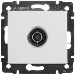 Механизм розетки телевизионной LEGRAND Valena TV проходной белый 774431