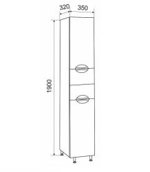 Пенал EMMY Милли L 35*190 см