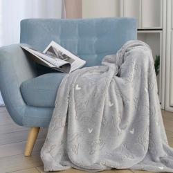 Плед CASA CONFORTE Stella Собаки Серый 150*200 см