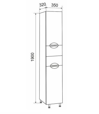 Пенал EMMY Милли L 35*190 см