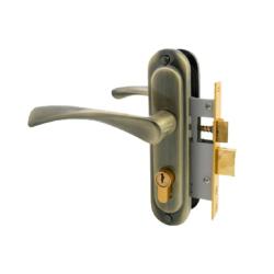 Замок врезной СТАНДАРТ 103/50 АВ Старая бронза