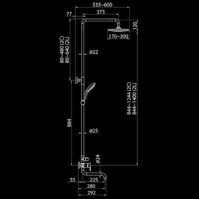 Душевая система ELGHANSA 2306683-2L Set-29