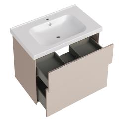 Тумба с раковиной ASB WOOD LINE Гранада 80 тирамису софт