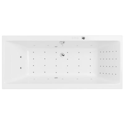 Ванна акриловая EXCELLENT Pryzmat Nano хром 170*75 см