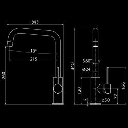 Смеситель для кухни ELGHANSA Kitchen 56A1116