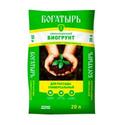 Грунт ЛАМА ТОРФ Богатырь Для рассады универсальный 20 л