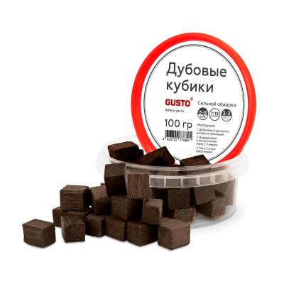 Кубики дубовые GUSTO сильной обжарки 100 г