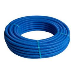 Кожух гофрированный HENCO для трубы синий 20 мм  