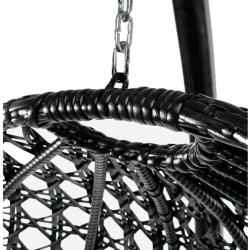 Кресло подвесное M-GROUP Круг Черный 106*106*69 см