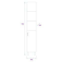 Пенал ONIKA Тимбер 30*170 см