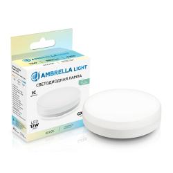 Лампа LED AMBRELLA 12W/GX53/4000К таблетка 531204