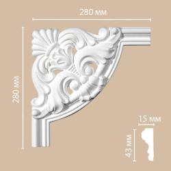 Угловой элемент DECOMASTER 280*280*28 мм 97154-1