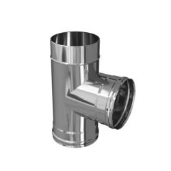 Тройник FERRUM HF AISI 430 90° 0,8 мм 110 мм