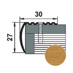 Профиль угловой ЛУКА ПУ 04 Дуб светлый 082 2,7 м