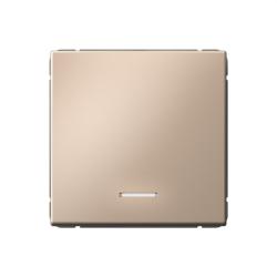 Механизм выключателя SYSTEME ELECTRIC Art Gallery 1 клавиша с подсветкой песочный GAL001213