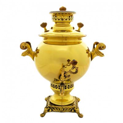 Самовар латунь 5 л