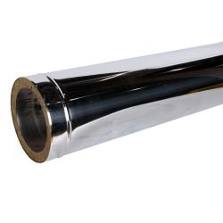 Дымоход-сэндвич ВУЛКАН AISI 304/AISI 321 0,8 мм 1 м 200/300 мм