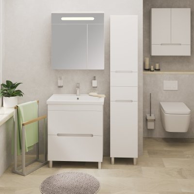 Зеркальный шкаф EMMY Сигма L 80*73 см